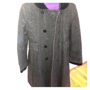 Child authentic wool Peacoat
